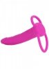 Silicone Dual Penetrator Pink